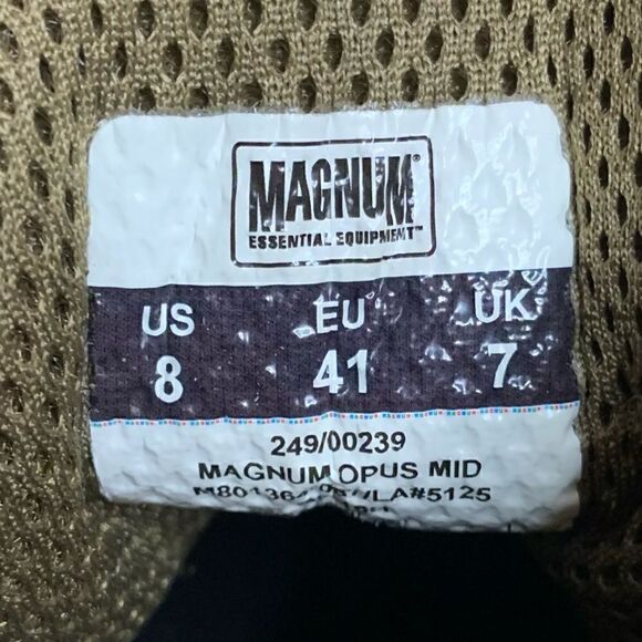 Magnum Magnum Opus Mid Men’s Combat Boots, Size 8 main image 5